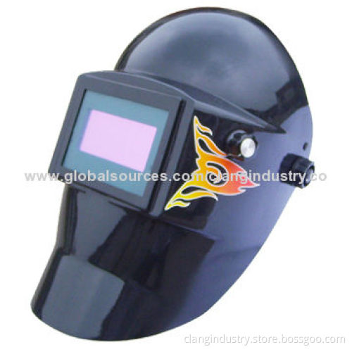 Welding Outfits, Auto Darkening, Solar Powered, CE Approval, Shade Adjustable, Black Flame Pattern